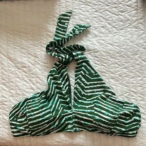 Aerie Keyhole Halter bathing suit top